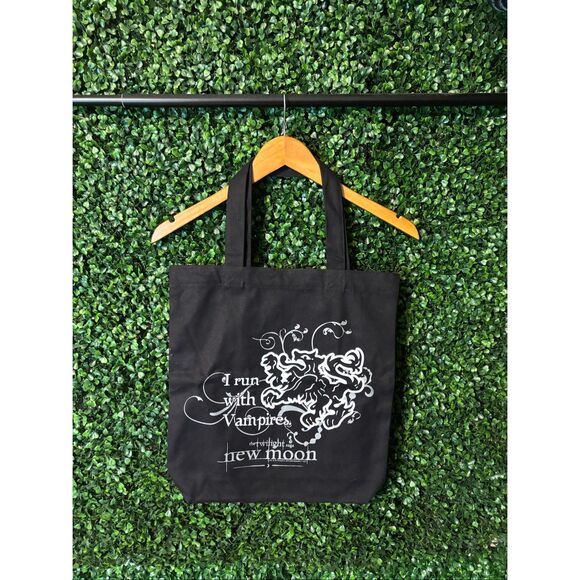 Twilight New Moon Black Graphic Tote Bag NWOT - Picture 1 of 3